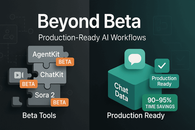 Beyond Beta: Why Enterprises Need Production-Ready AI Workflow Platforms, Not Building Blocks