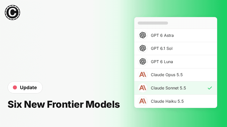 Six New Frontier Models